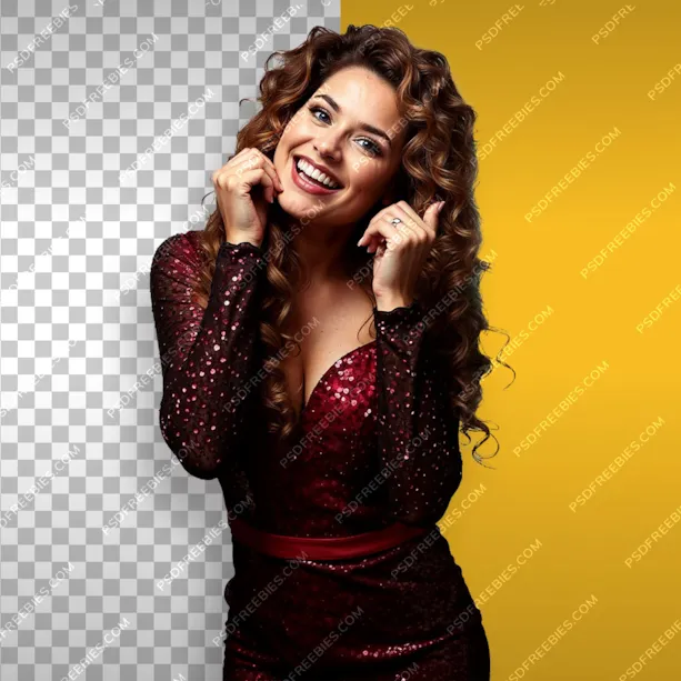 Cute Female Model PNG