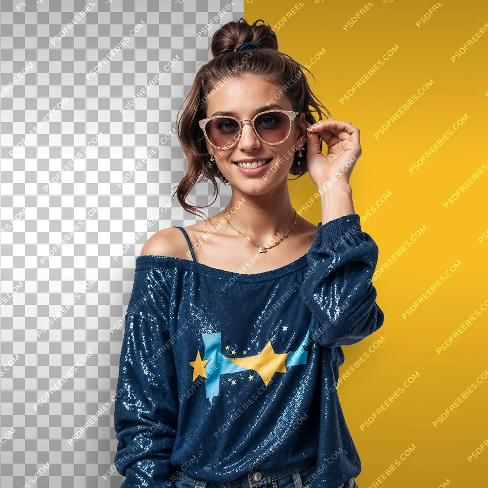 Modern Girl wearing Sunglasses