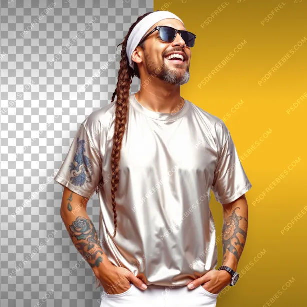Modern Stylish Man PNG