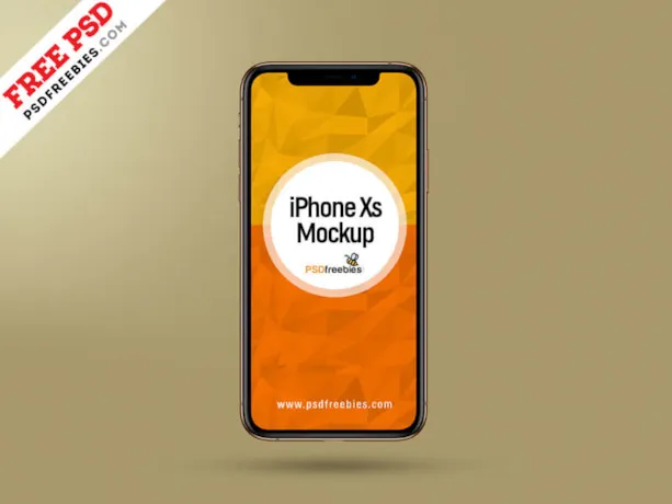 Apple iPhone Xs Mockup PSD