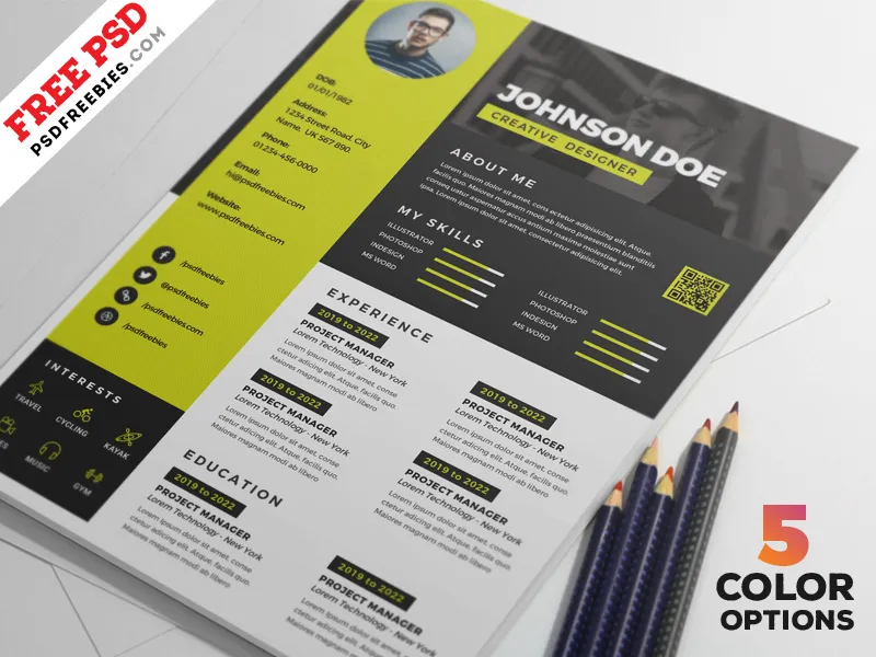 Awesome Resume CV Design PSD Bundle