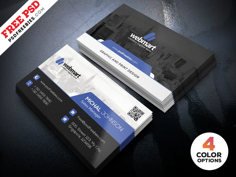 Business Card Design PSD Set