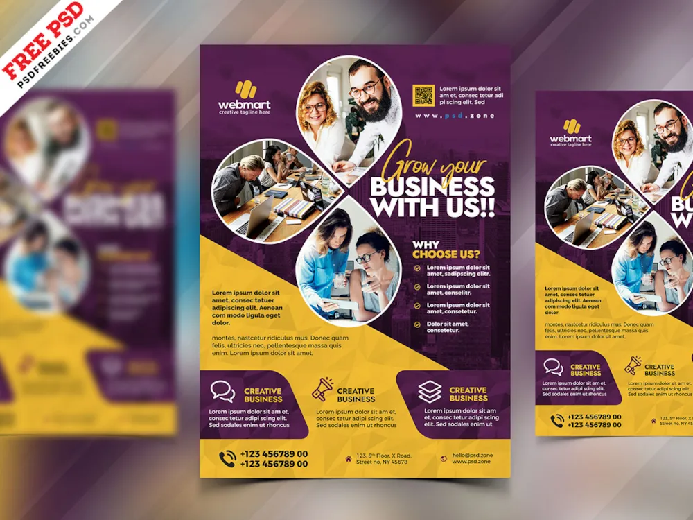 Business Promotion Creative Flyer Design PSD
