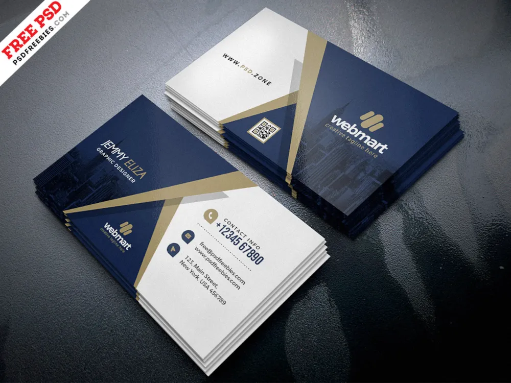 Classic Style Business Card Template PSD