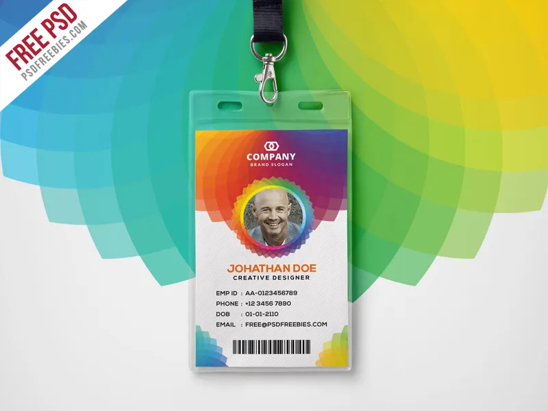 Corporate Branding Identity Card Free PSD