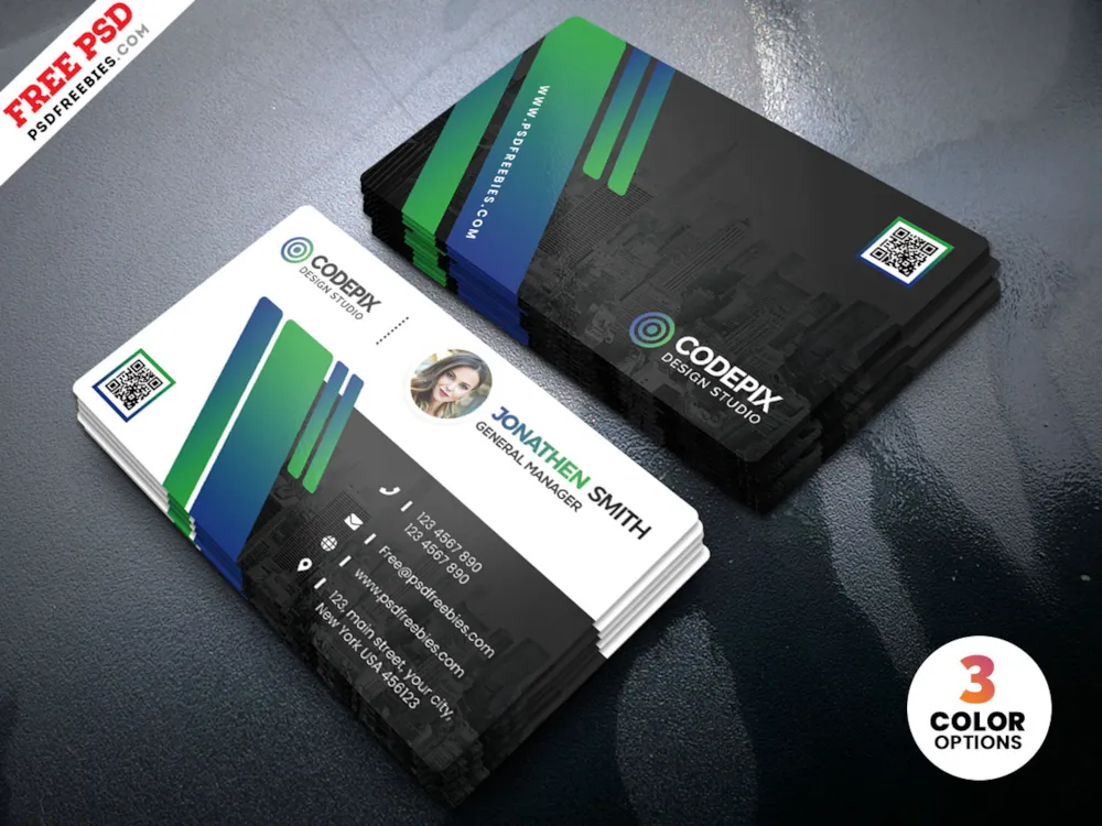 Corporate Business Card Design Templates PSD