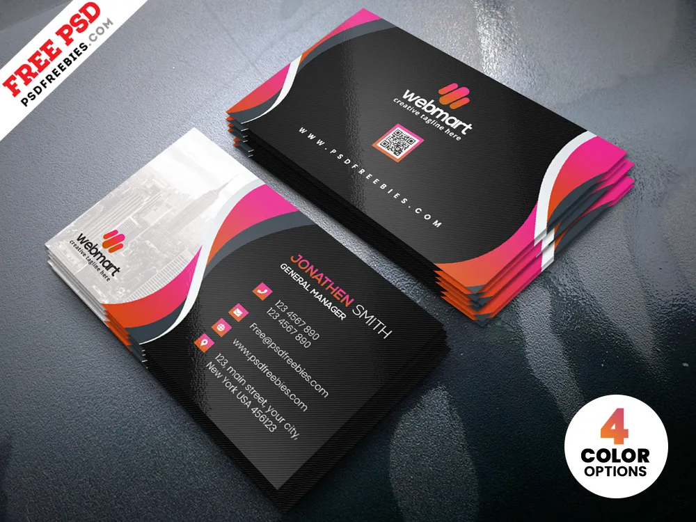 Corporate Business Card PSD Templates