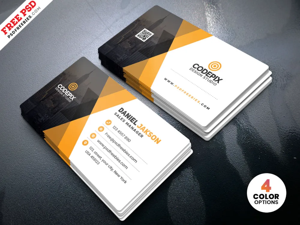 Corporate Business Card Template PSD