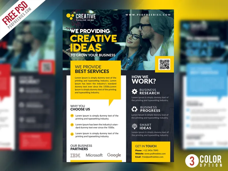 Corporate Business Promotional Flyer PSD Bundle