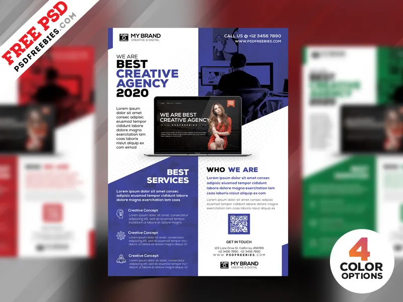 Corporate Flyer Design Free PSD