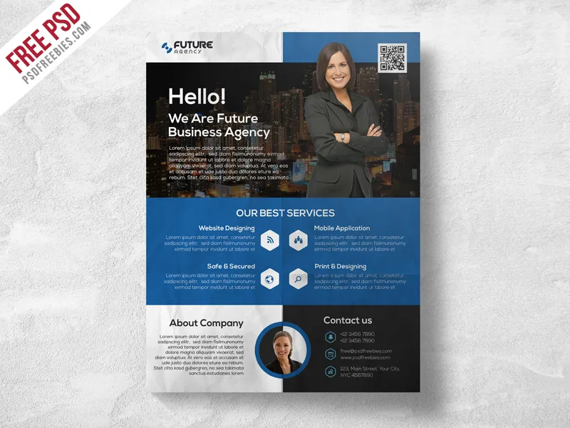 Corporate Flyer PSD Template