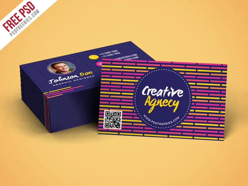Creative Agency Business Card Template PSD