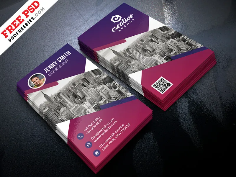 Creative Business Card Design Free PSD