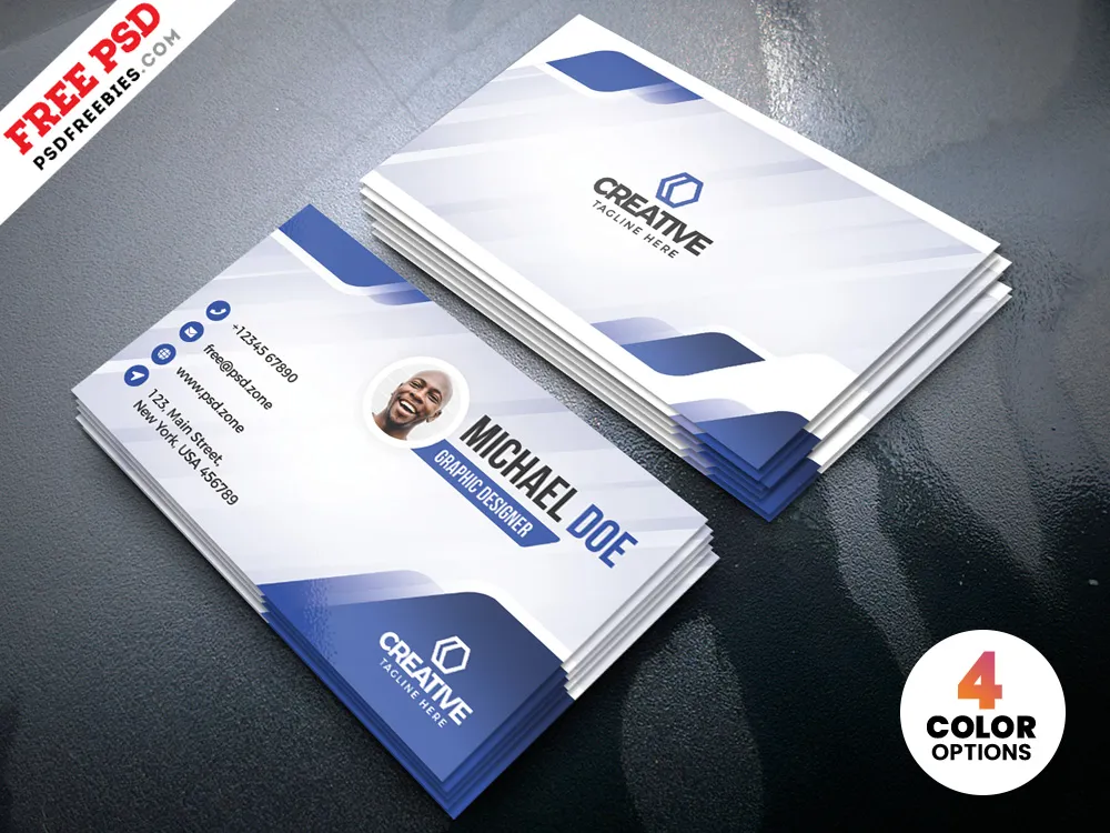 Creative Business Card Designs Free PSD