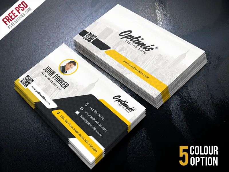 Creative Business Card Free PSD Bundle