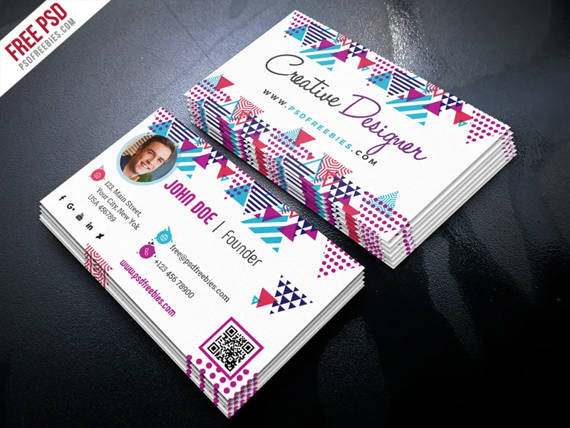 Creative Business Card PSD Template
