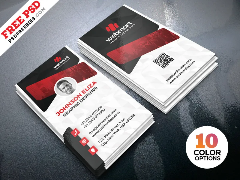 Creative Business Cards Design PSD