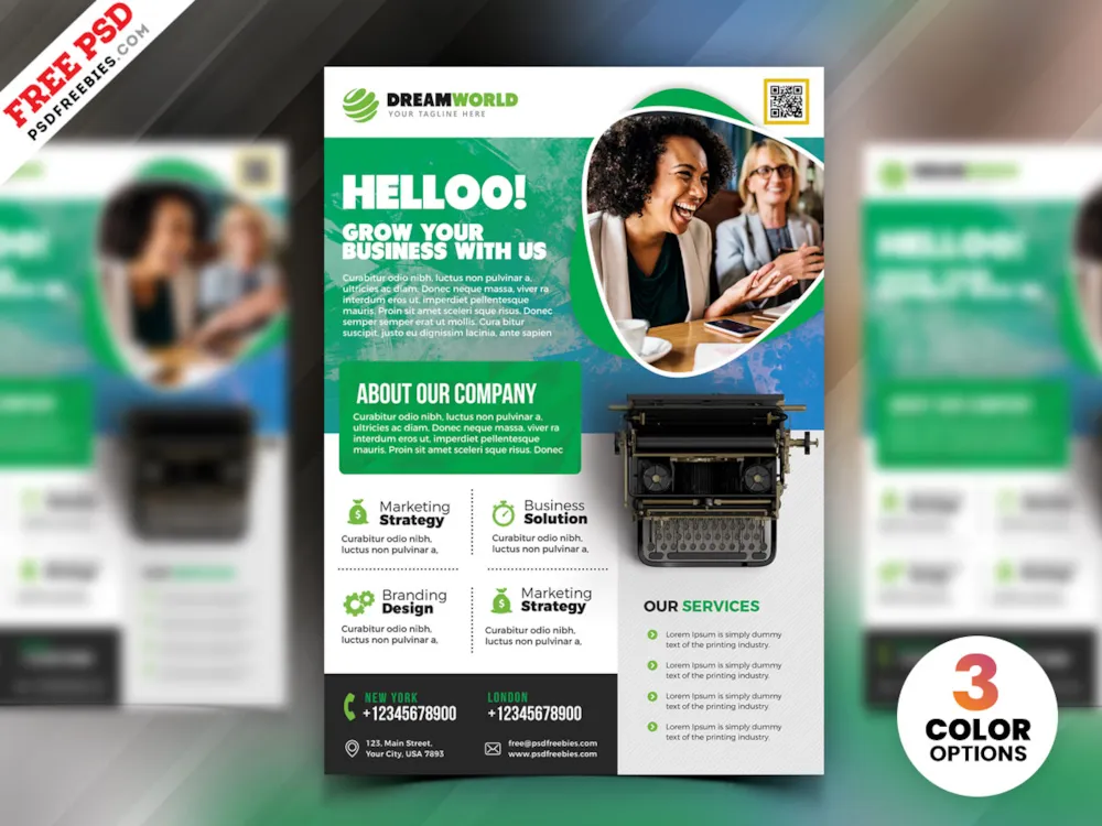Creative Corporate Flyer Template PSD