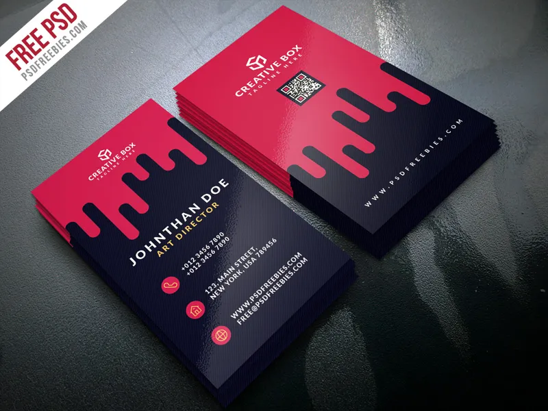 Creative Digital Agency Business Card Template PSD