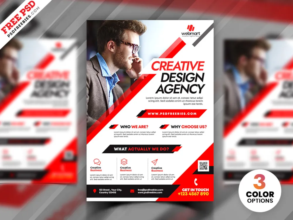 Creative Marketing Agency Flyer Design PSD