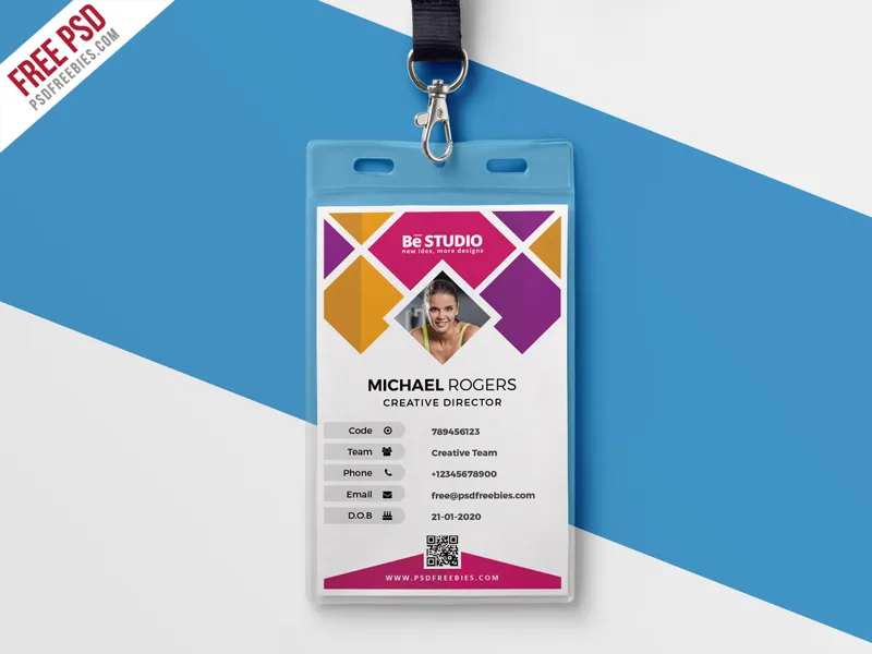 Creative Office Identity Card PSD