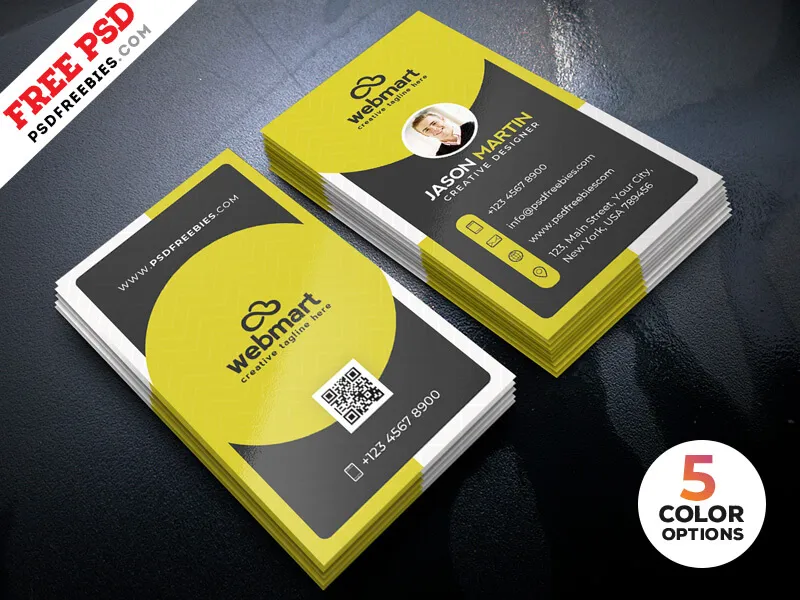 Creative and Clean Business Card PSD