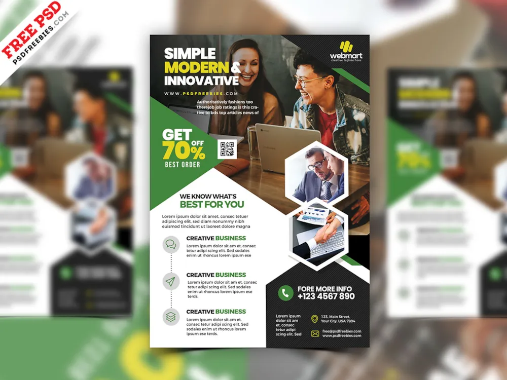 Digital Marketing Agency Flyer PSD