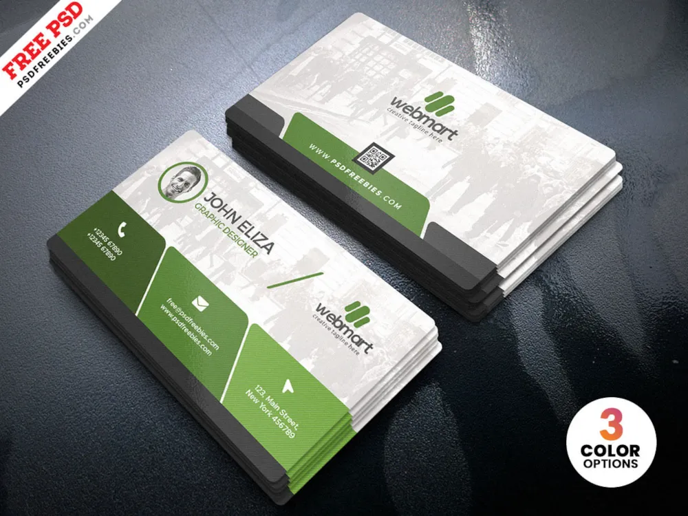 Elegant Corporate Business Card PSD