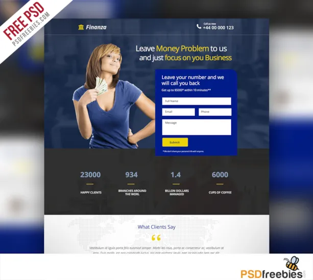 web templates Free PSD Templates & Designs | PSDFreebies.com