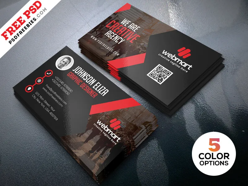 Free Business Card PSD Template