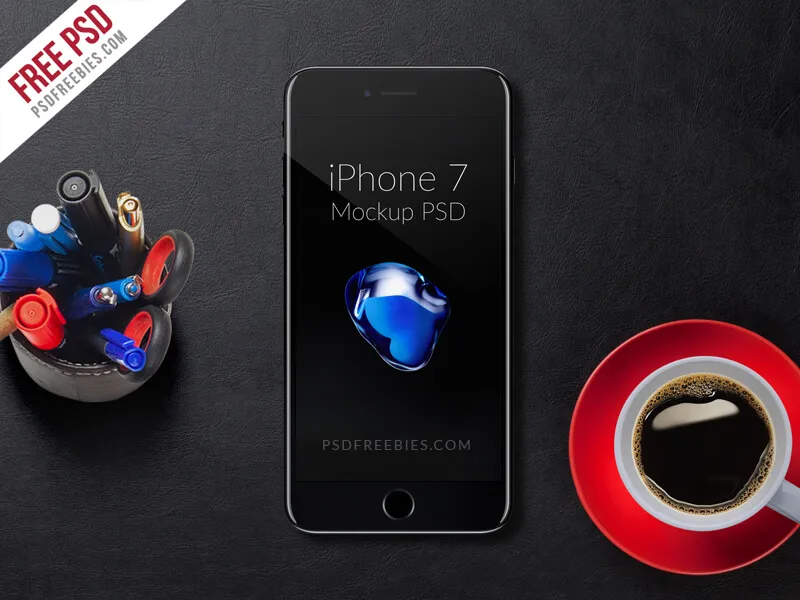Free iPhone 7 Mockup PSD