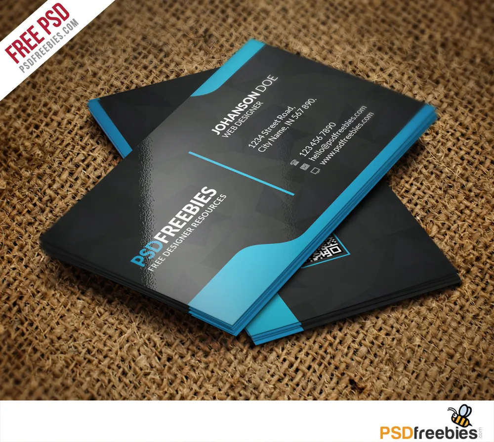 Graphic Designer Business Card Template Free PSD