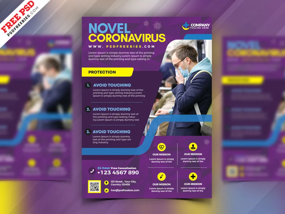 Health Care Services Flyer PSD