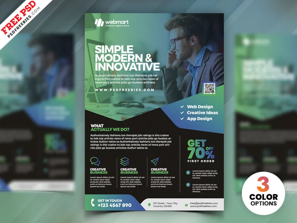 Latest Corporate Flyer Design PSD