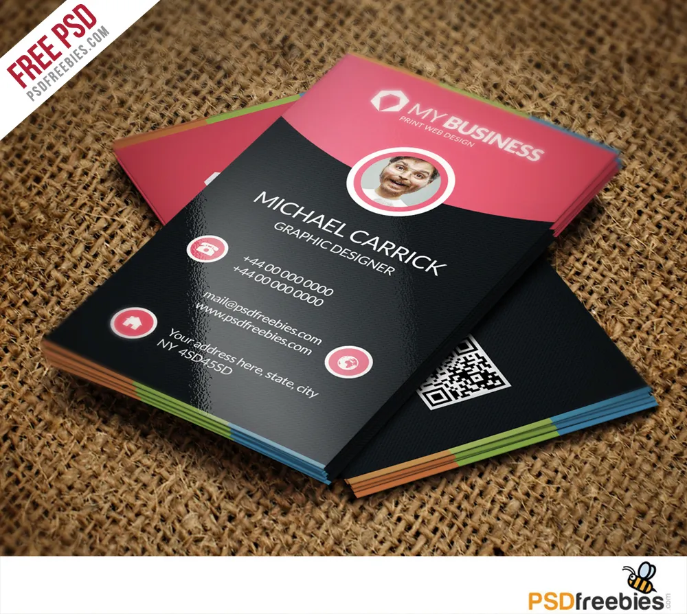 Modern Corporate Business Card Free PSD Vol 2