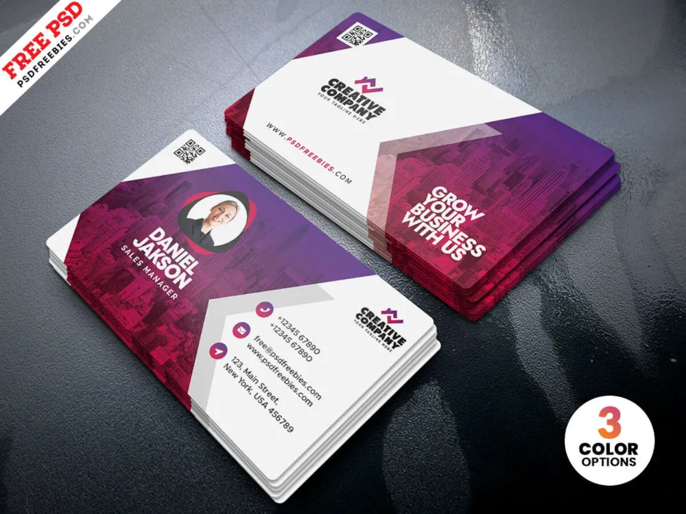 Modern Corporate Business Card PSD