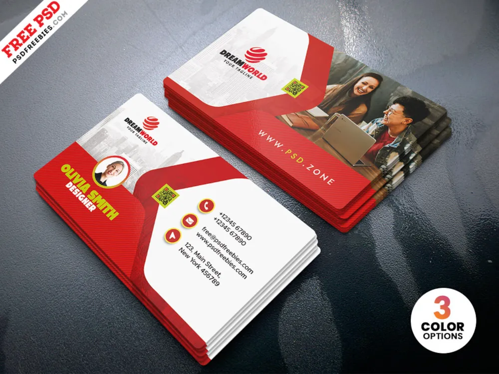 Modern Personal Business Card PSD Templates