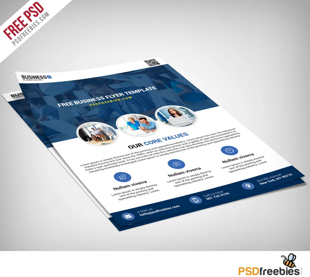 Multipurpose Business Flyer Free PSD Template