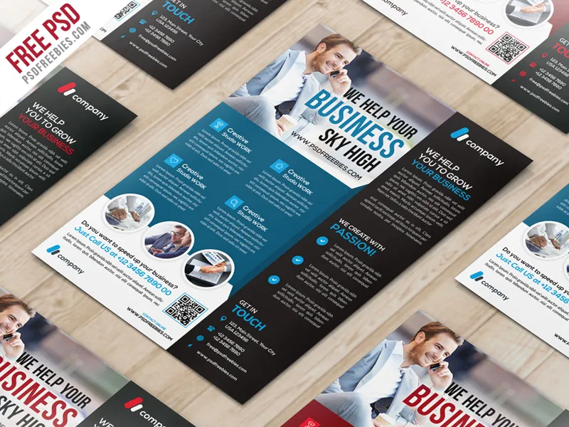 Multipurpose Corporate Flyer PSD Template