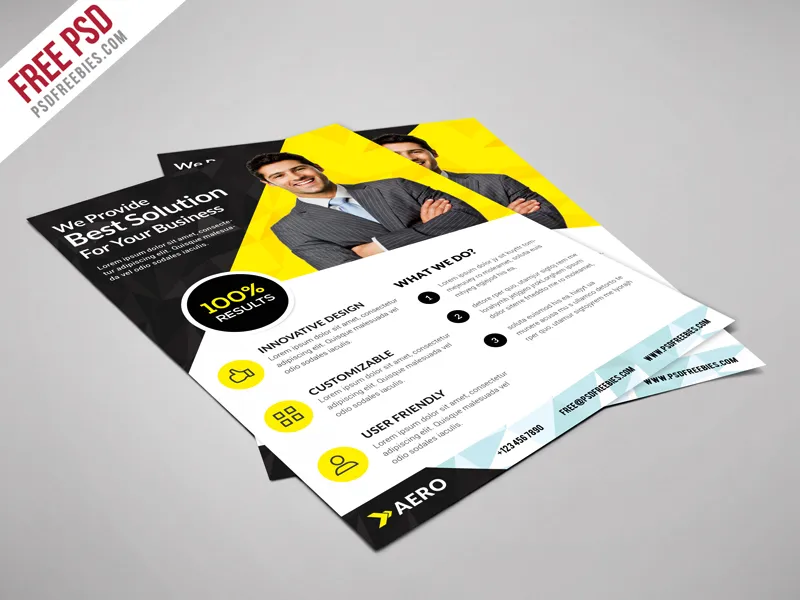 Multiuse Corporate Business Flyer Free PSD