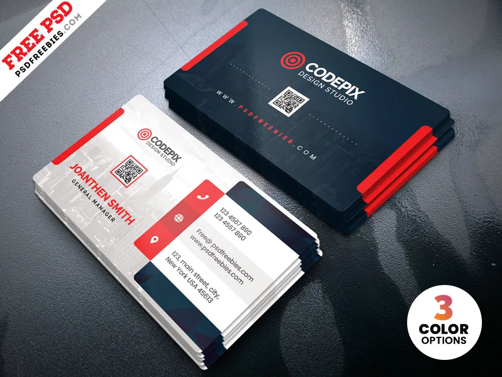PSD Clean Business Card Design Templates