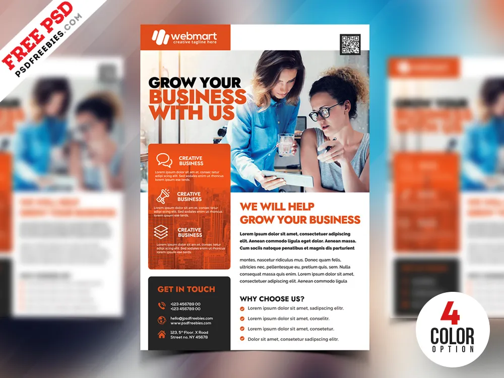 PSD Corporate Flyer Design Template
