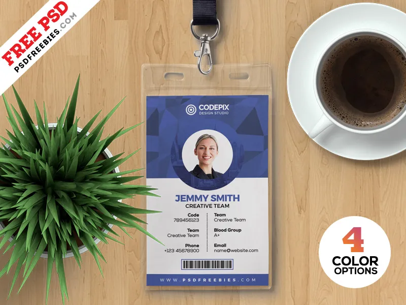 PSD Office Identity Card Templates