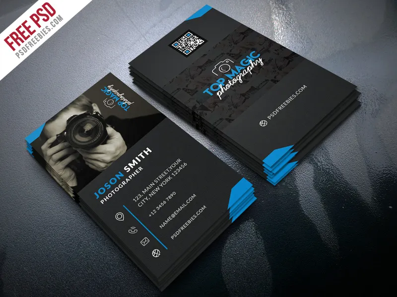 Photographer Business Card PSD Bundle