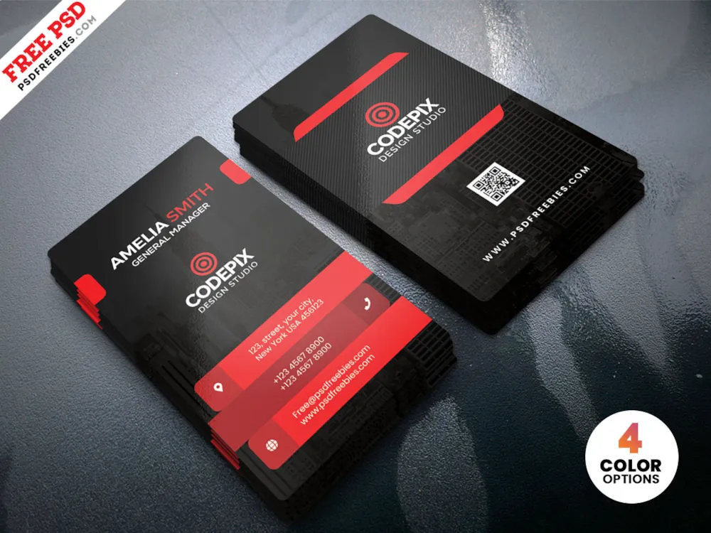 Premium Corporate Business Card PSD