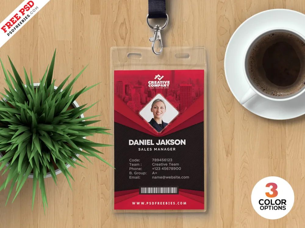 Print Ready Corporate ID Card Design PSD