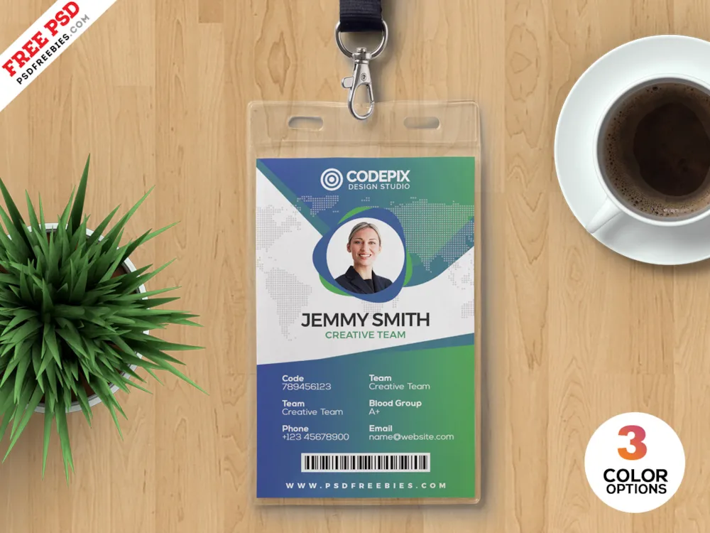 Print Ready Identity Card Design PSD