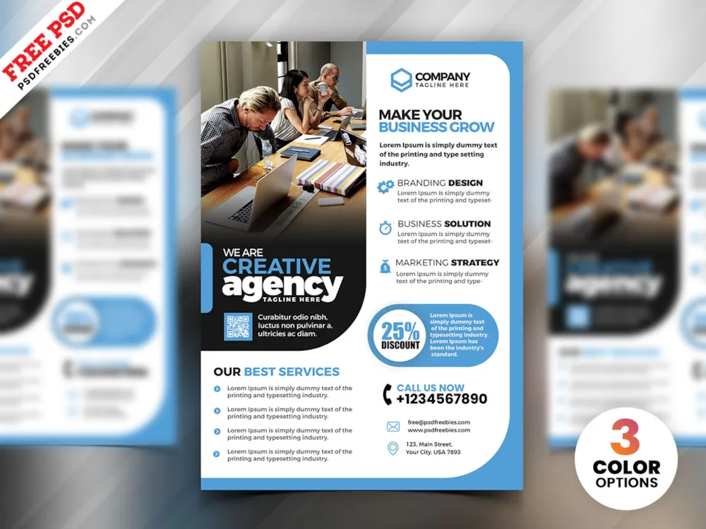 Professional Business Marketing Flyer PSD