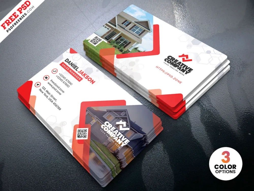 Real Estate Business Card PSD