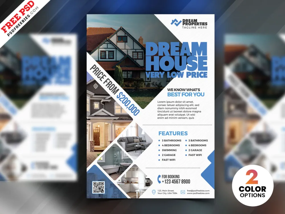 Real Estate Flyer Design PSD